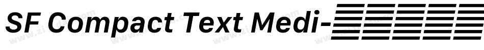 SF Compact Text Medi字体转换